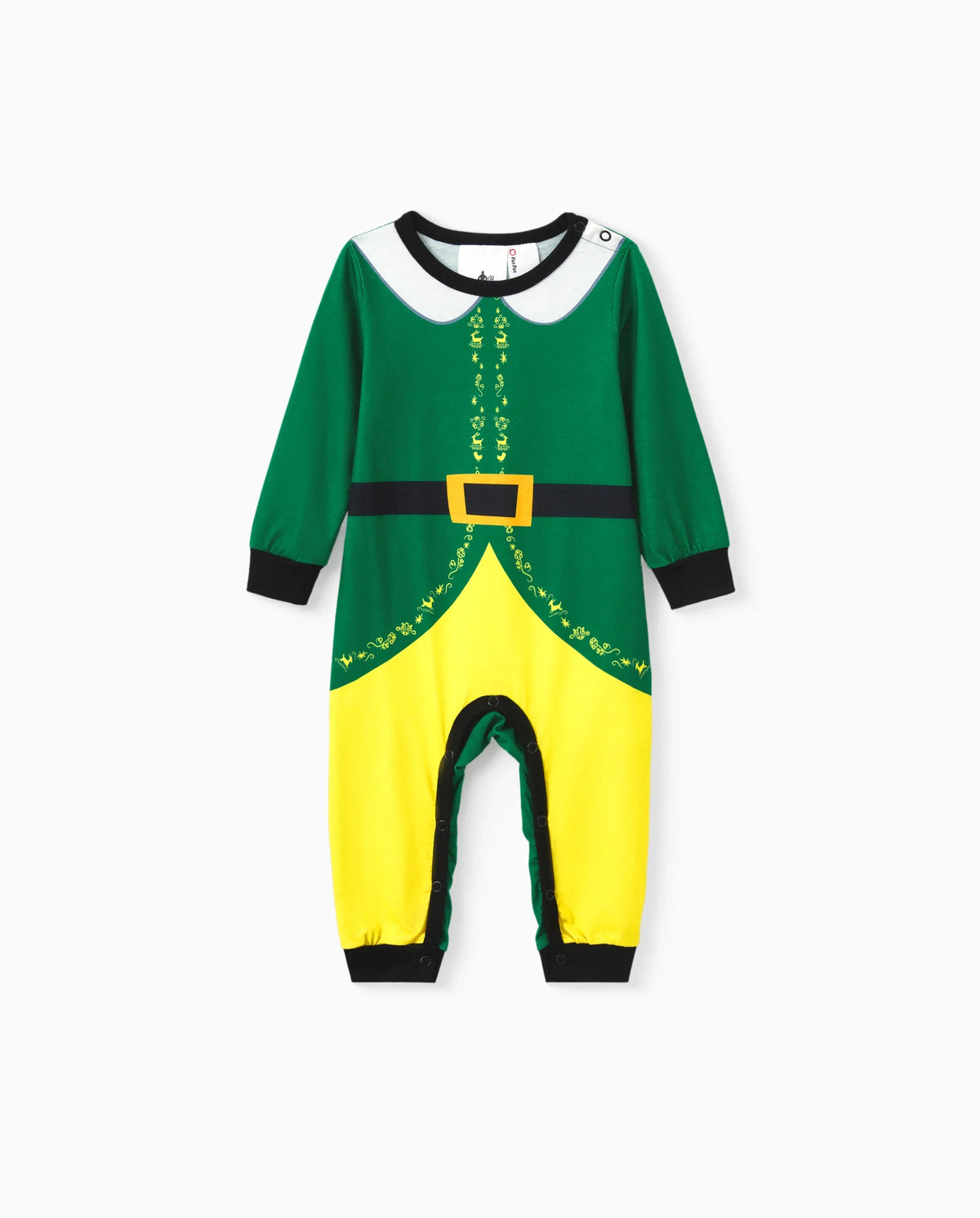 PatPat Elf Family Matching Christmas Pajamas Costume Green