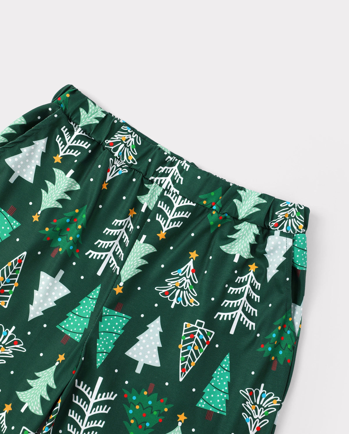 PatPat Family Matching Christmas Pajamas Christmas Tree Print Dark Green