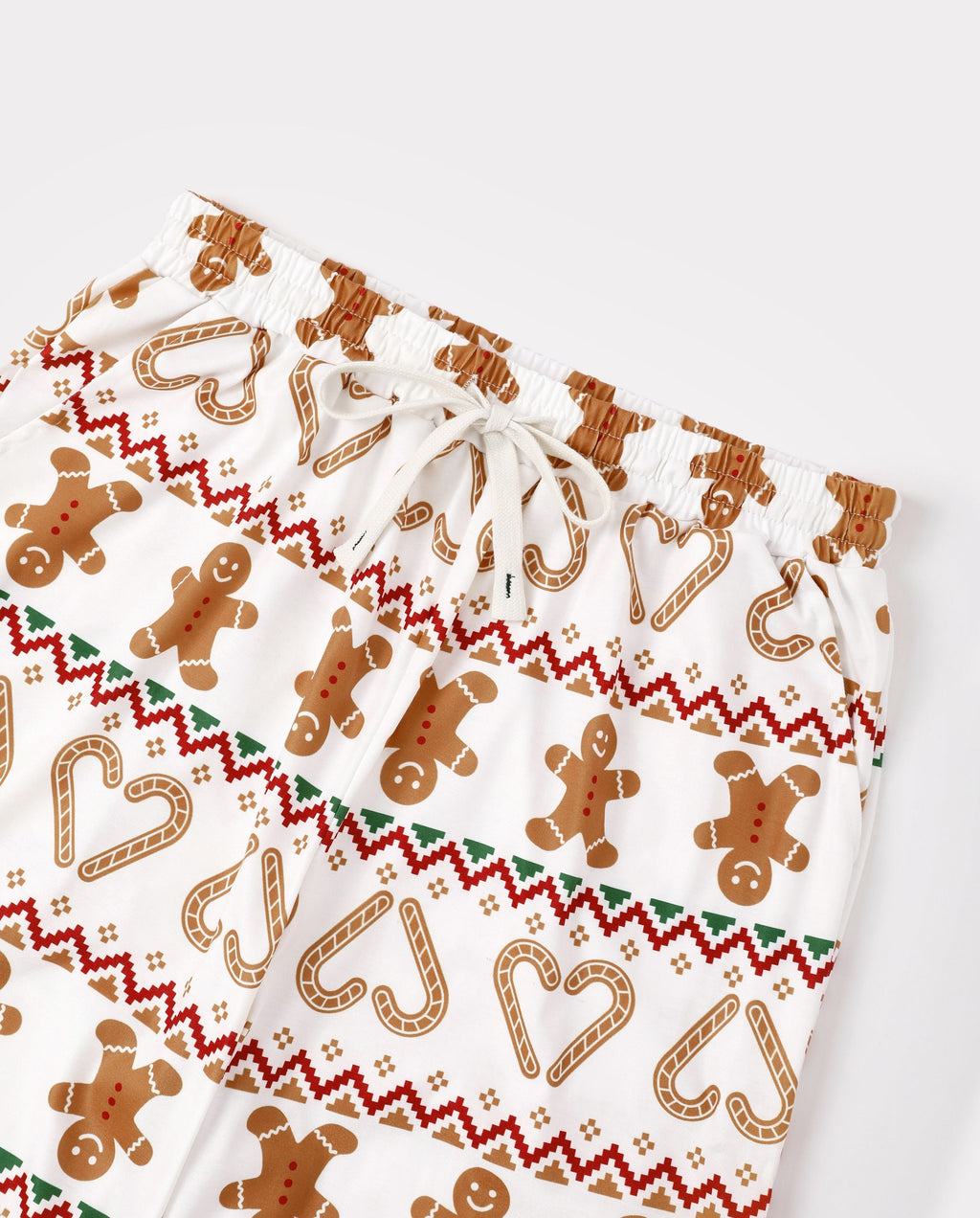 PatPat Matching Family Christmas Pajamas Fair Isle & Gingerbread Print