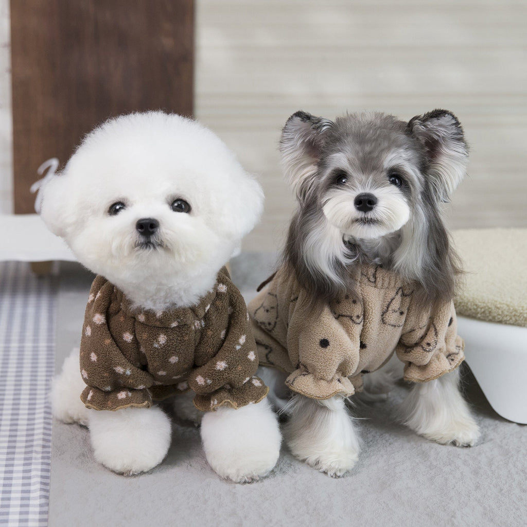Fleece Soft Bow Two/Four legged Clothes