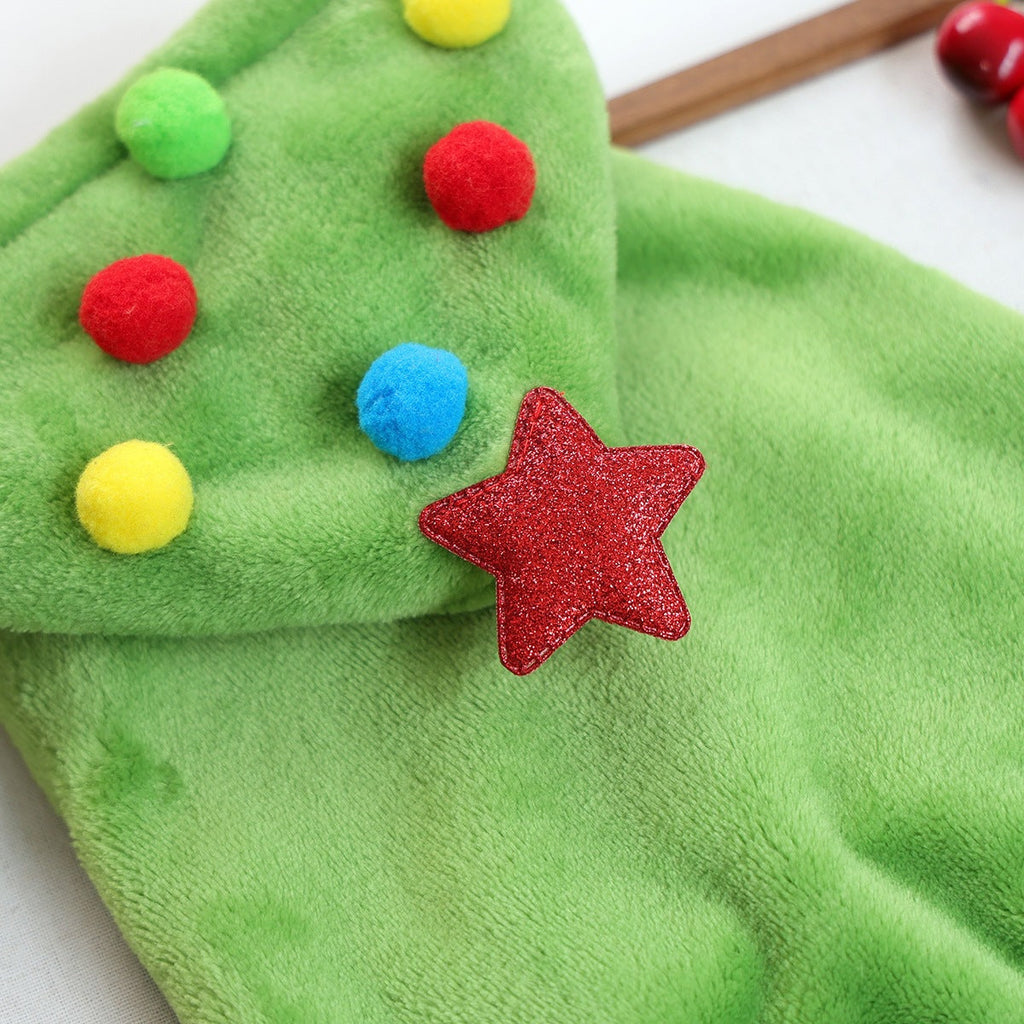 Christmas Santa Tree Elk Dog Cat Cape Coat