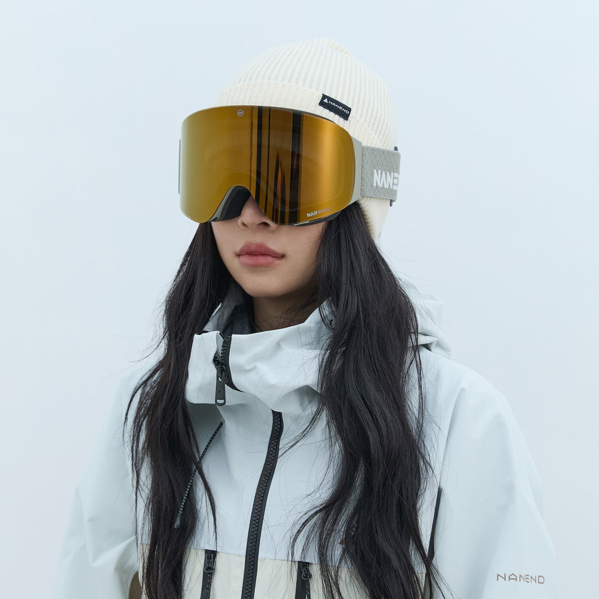 High-definition anti-fog magnetic NanFlip flip-top ski goggles NG21
