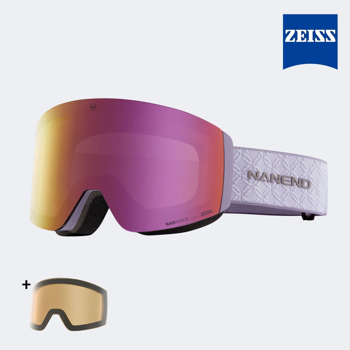 Wilderness Double Zeiss Lens Wave Magnetic Ski Goggles NG14pro